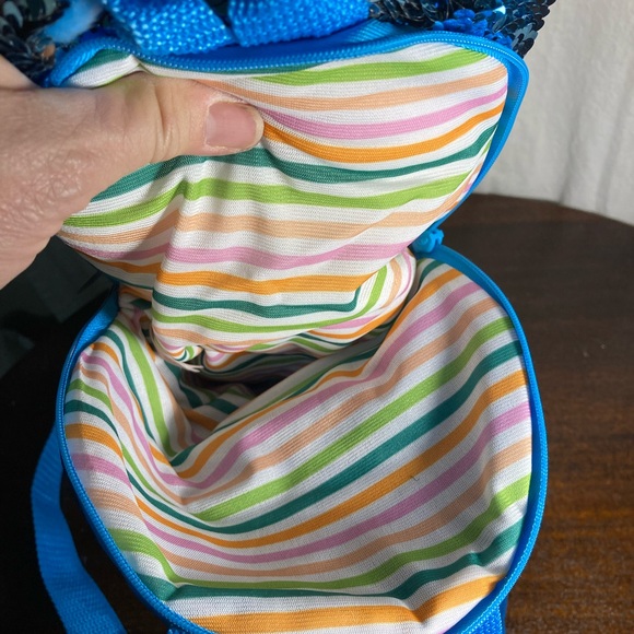 TY “Slush” Sequin Husky Plush Backpack NWT - Picture 4 of 4